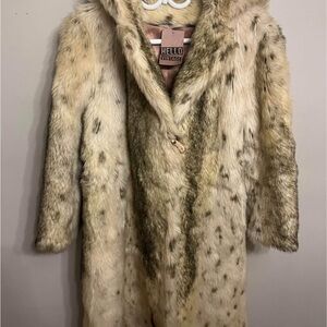 1970 Faux Fur Coat in Cream